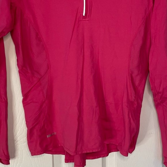 Nike Dry-Fit Pink 1/2 Zip Athletic Pullover - Picture 2 of 5